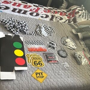 Race Car Party Decoration Set
